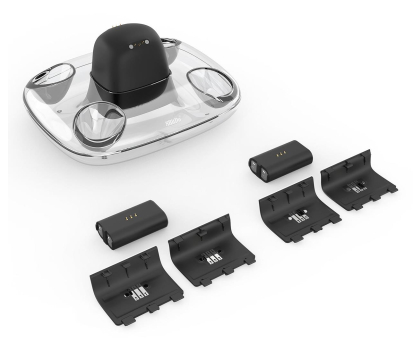 Akcesorium do pada 8BitDo Podwójna stacja ładująca + 2 baterie do padów XS/XO - Black